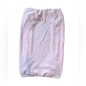 Pottery Barn Kids Baby Changing Table Pad Cover Soft Chamois Pink